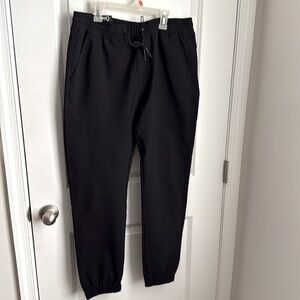 Men's Tan Joggers with Elastic Waist